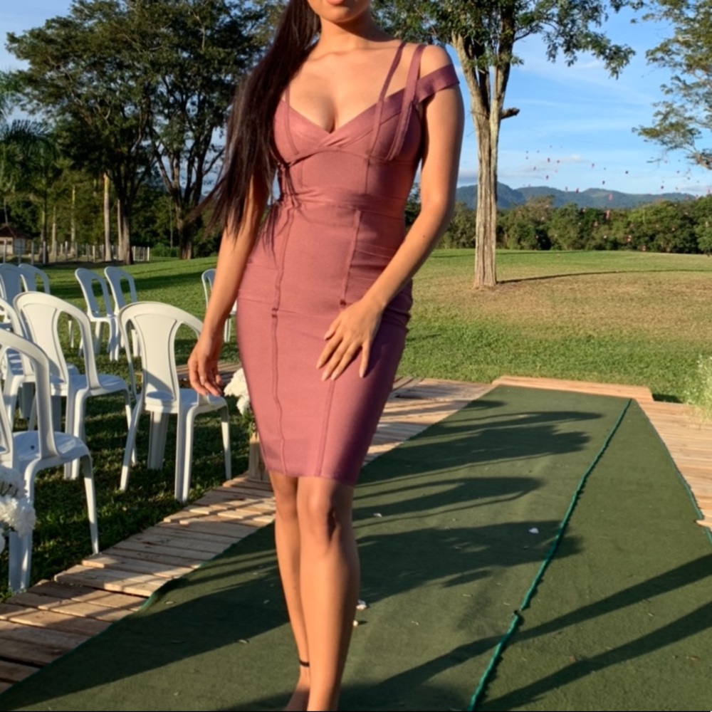 Mauve Bandage Dress